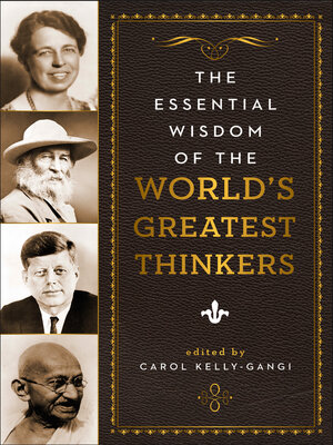 cover image of The Essential Wisdom of the World's Greatest Thinkers